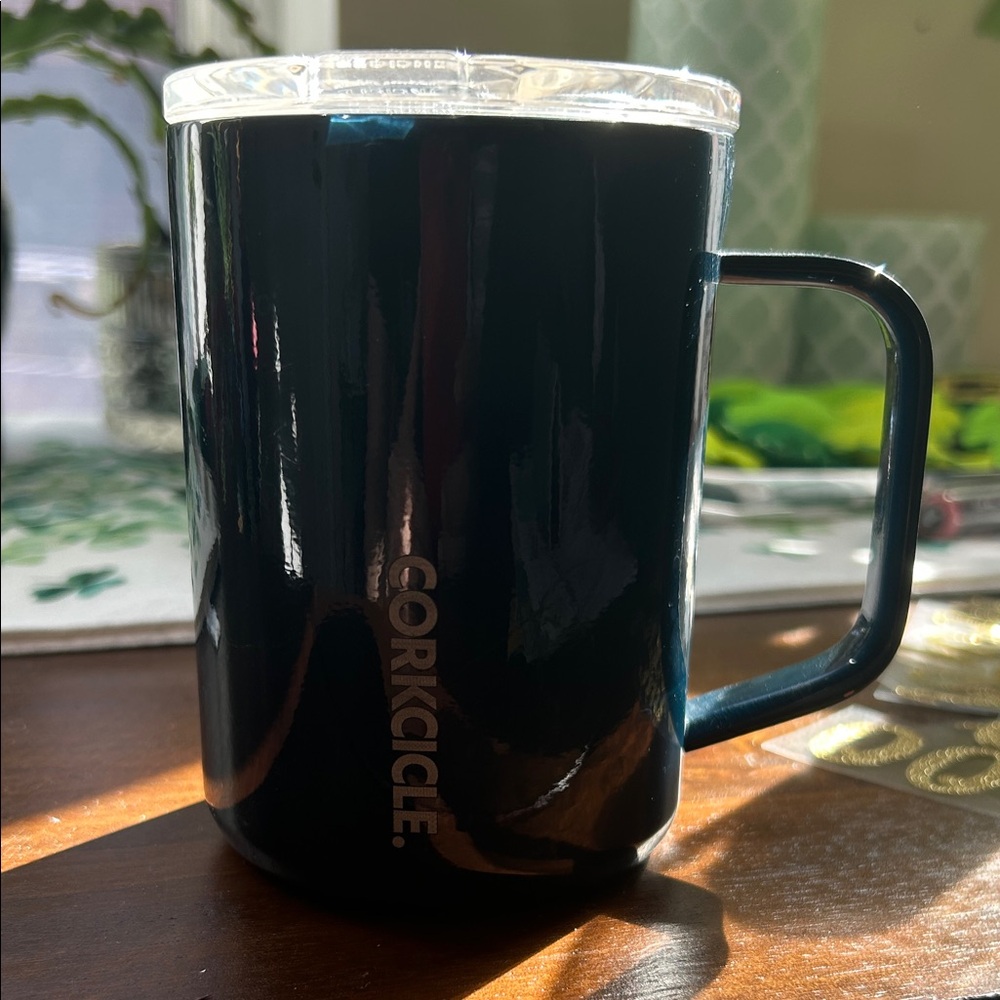 Corkcicle Dark Blue Insulated Mug with Lid